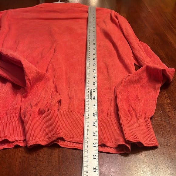 Tulliano Silk Cotton Blend Crewneck Pullover top size Large - Picture 6 of 7